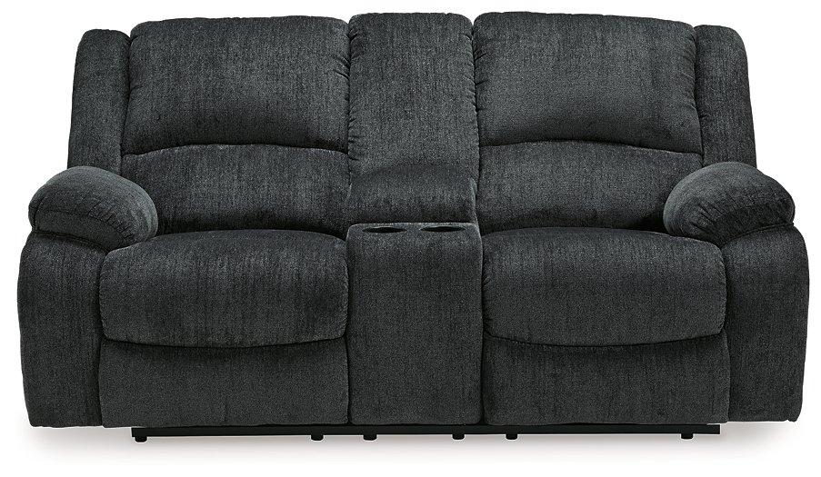 Draycoll Reclining Loveseat with Console image