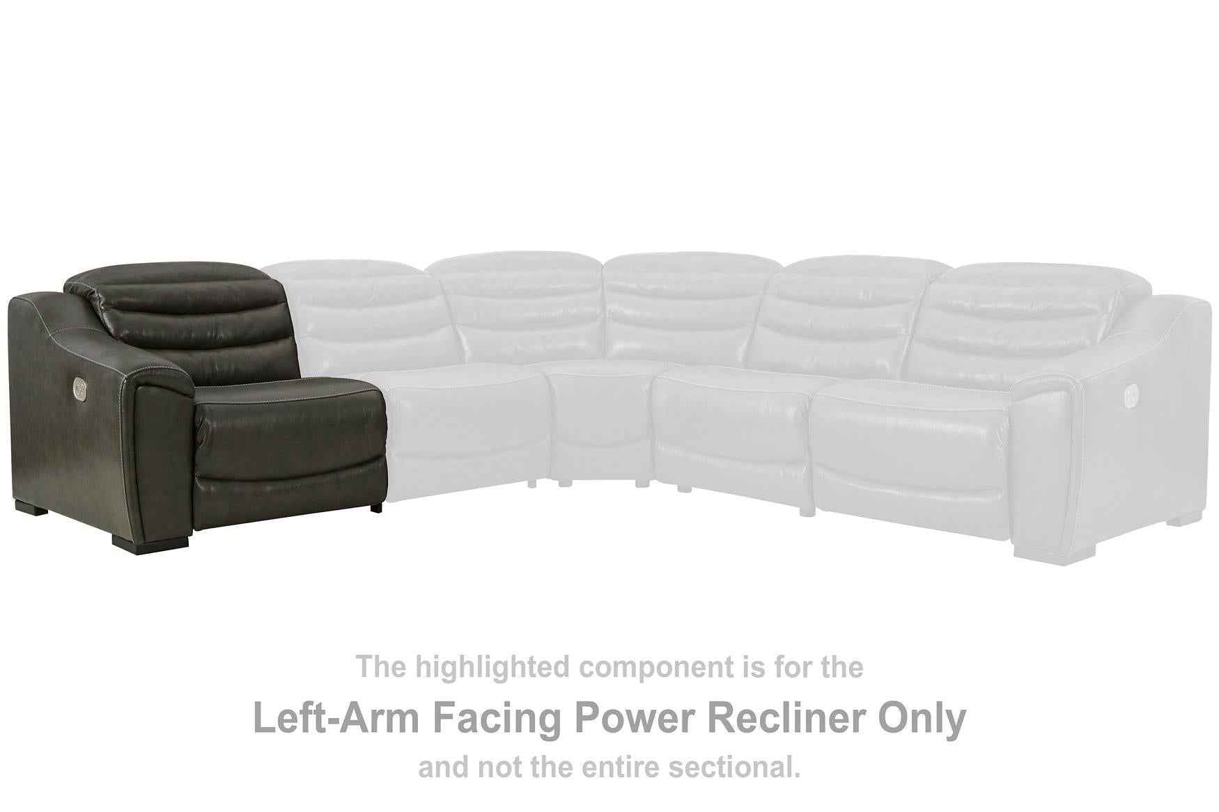 Center Line Power Reclining Sectional Loveseat
