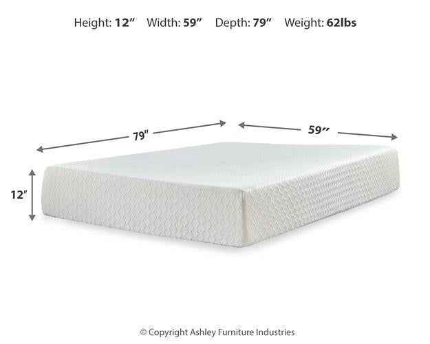 Chime 12 Inch Memory Foam Mattress in a Box
