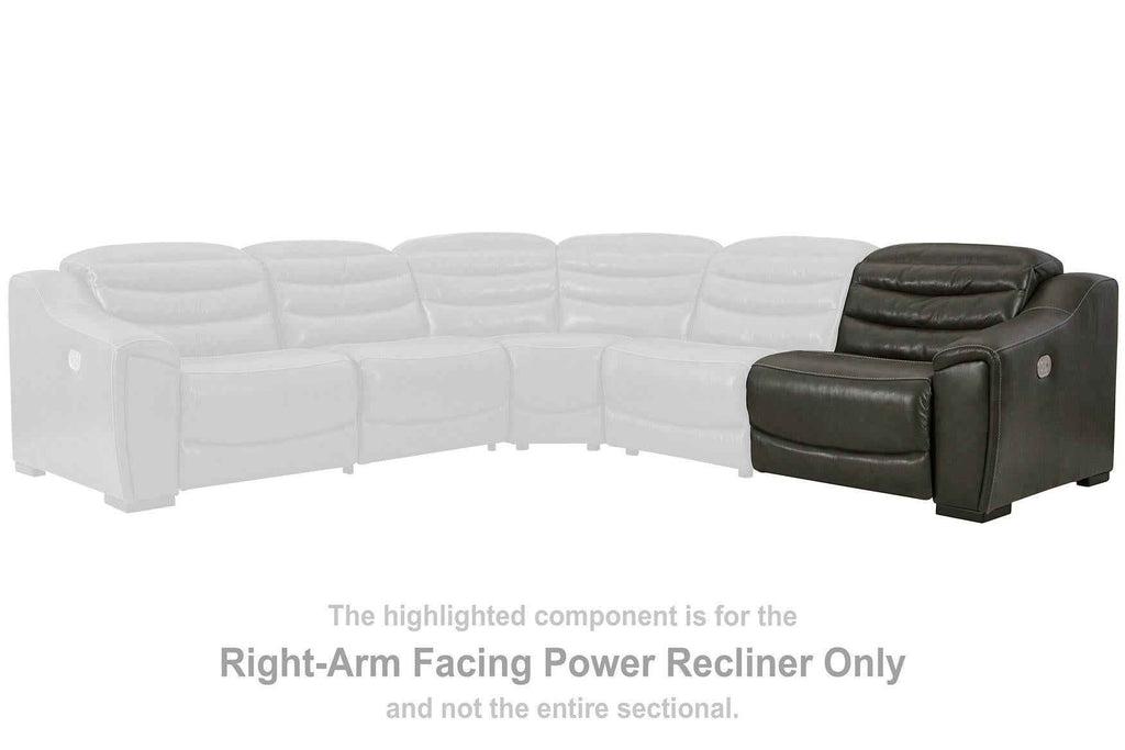 Center Line Power Reclining Sectional Loveseat