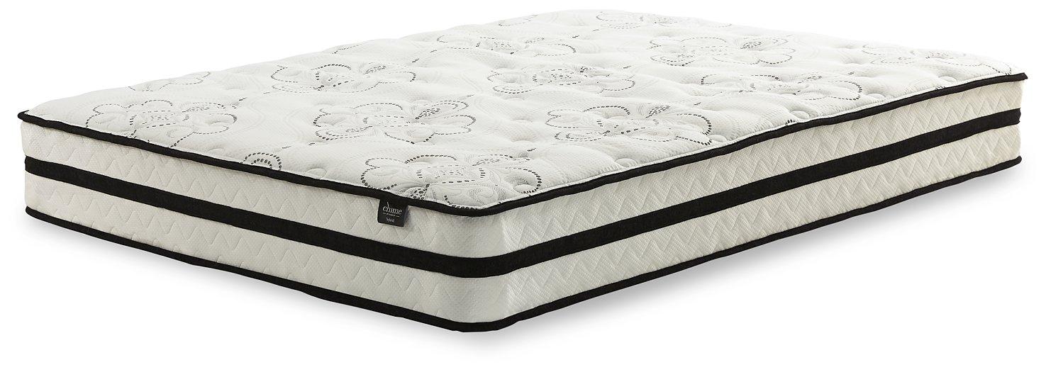 Chime 10 Inch Hybrid 2-Piece Mattress Set with Better Than A Boxspring