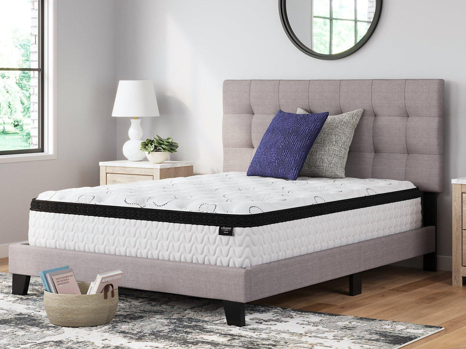 Chime 12 Inch Hybrid 2-Piece Mattress Set with Better Than A Boxspring