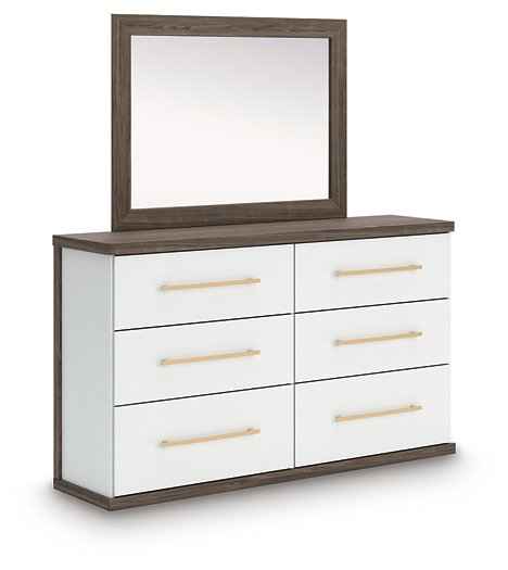 Kendanport Dresser and Mirror