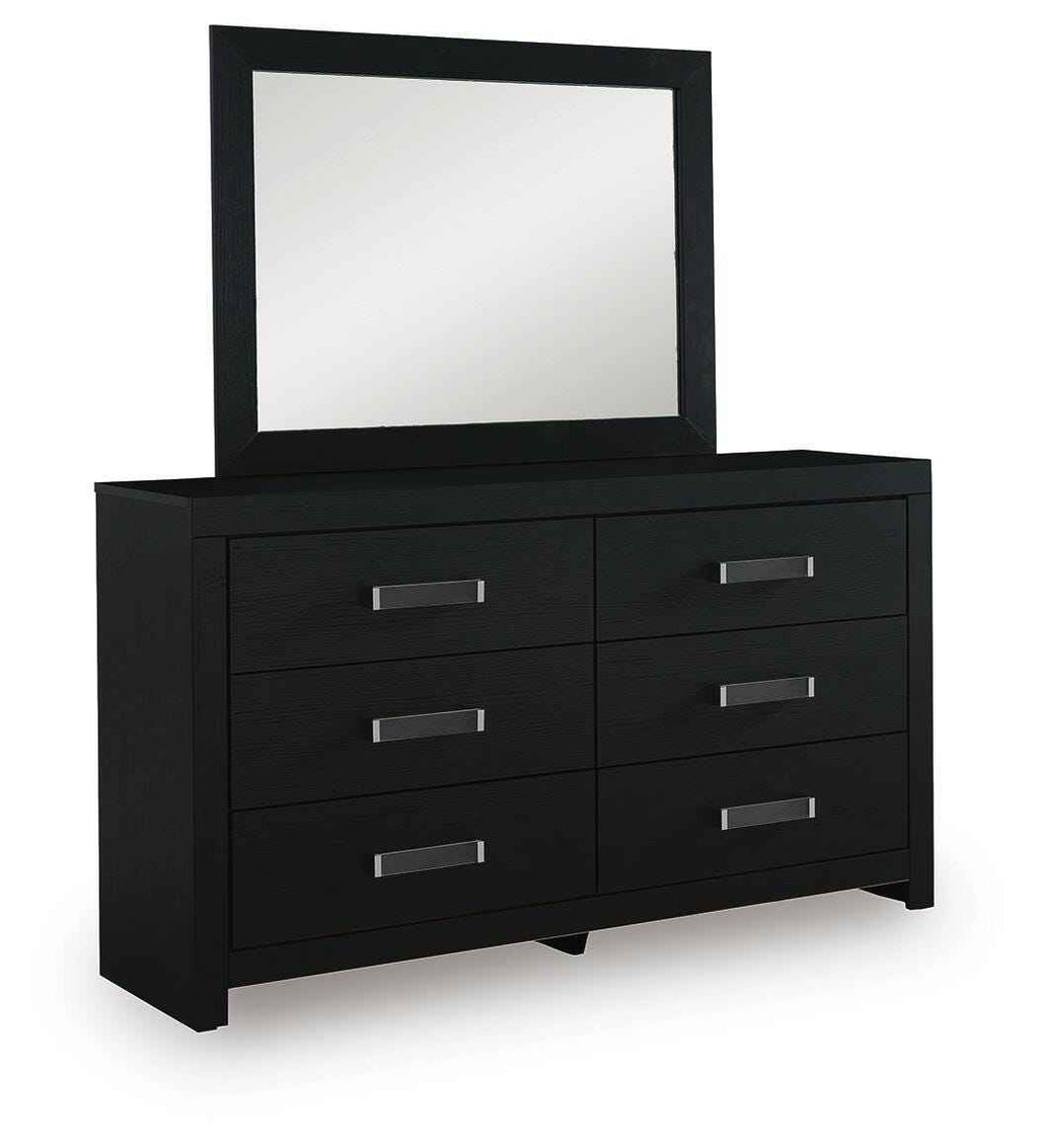 Maeling Dresser and Mirror