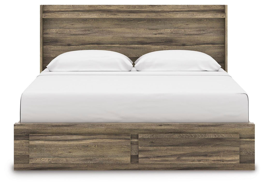 Elbrim Panel Storage Bed