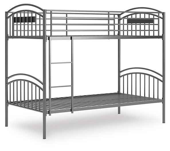 Lanceburg Bunk Bed with Ladder