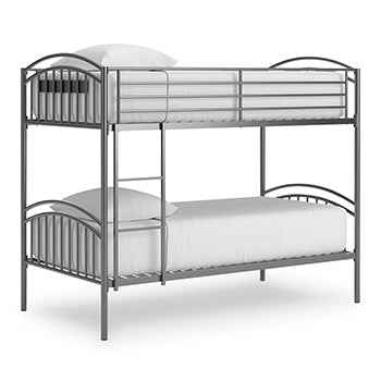 Lanceburg Bunk Bed with Ladder