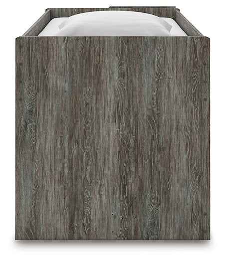 Frandern Loft Bed with Bookcase and Drawer Storage