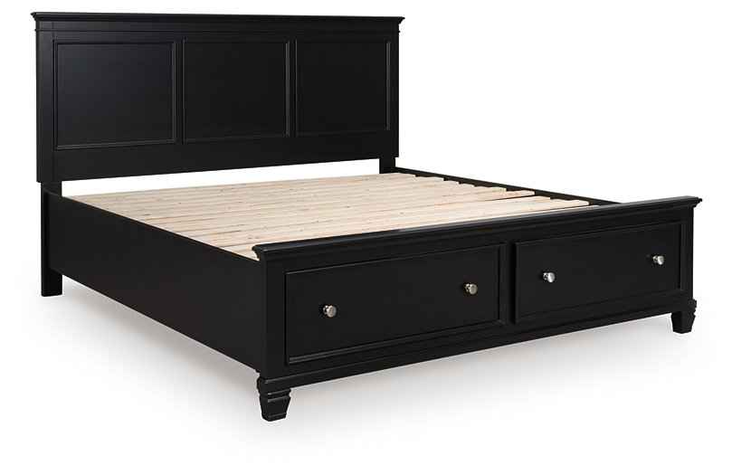 Lanolee Panel Storage Bed