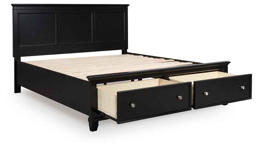Lanolee Panel Storage Bed
