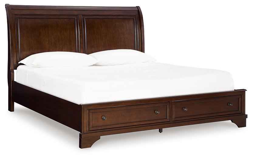 Trellington Sleigh Storage Bed
