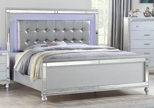 QUEEN BED (SILVER) VIP GALAXY