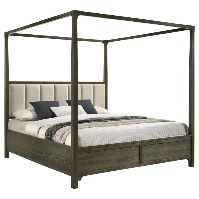 Gran Park Canopy Bed Dark Cocoa - VIP FURNITURE (NJ)