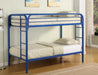 Morgan  Twin-over-Twin Blue Bunk Bed image