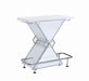 White Stacked Triangle Bar Unit VIP Coaster