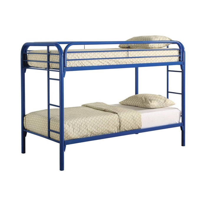Twin/Twin Blue Bunk Bed VIP Coaster Z2 Premium