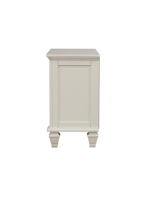 Sandy Beach 3-drawer Nightstand Cream White - VIP FURNITURE (NJ)