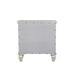 Sandy Beach 3-drawer Nightstand Cream White - VIP FURNITURE (NJ)