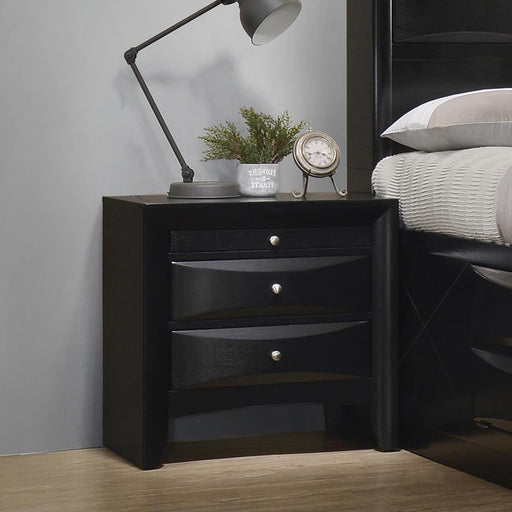 Briana Rectangular 2-drawer Nightstand Black - VIP FURNITURE (NJ)