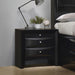 Briana Rectangular 2-drawer Nightstand Black - VIP FURNITURE (NJ)