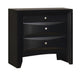 Briana Rectangular 2-drawer Nightstand Black - VIP FURNITURE (NJ)
