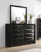 Briana Rectangular 8-drawer Dresser Black - VIP FURNITURE (NJ)