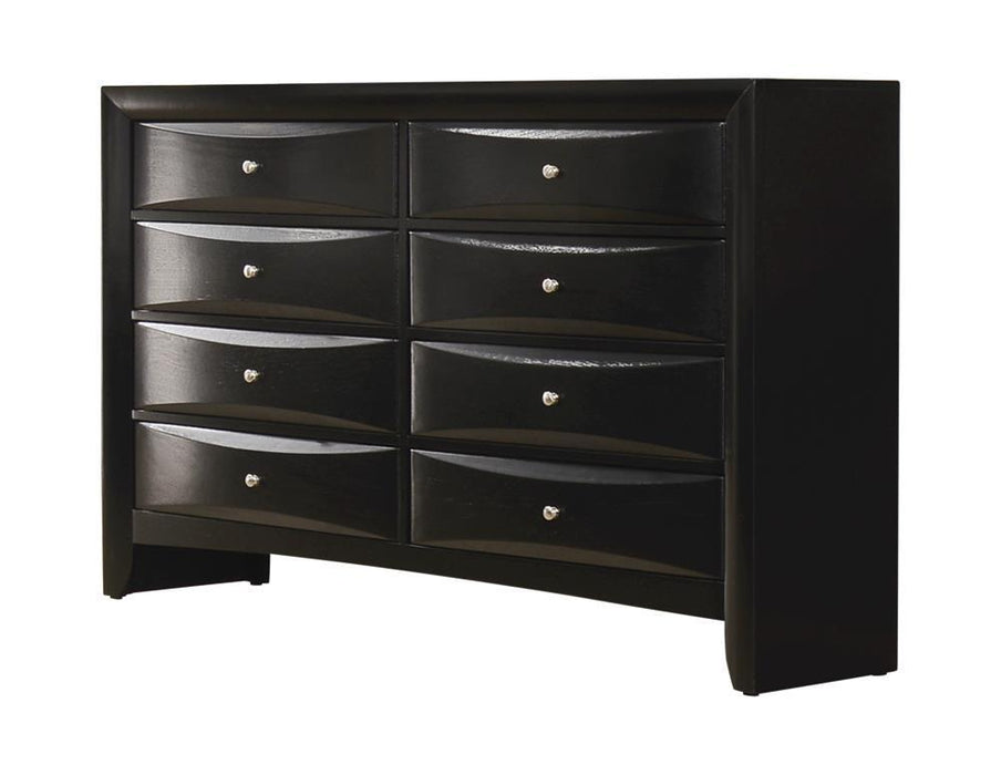 Briana Rectangular 8-drawer Dresser Black - VIP FURNITURE (NJ)