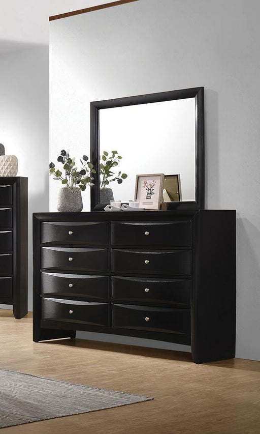 Briana Rectangle Dresser Mirror Black - VIP FURNITURE (NJ)
