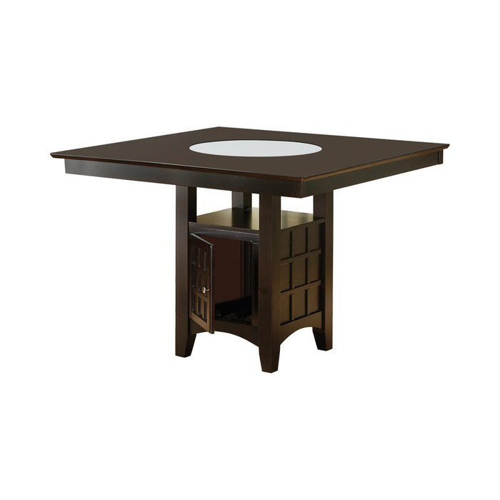 Gabriel Square Counter Height Dining Table Cappuccino - VIP FURNITURE (NJ)
