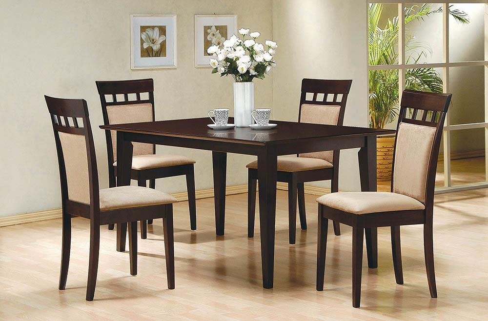Gabriel Rectangular Dining Table Cappuccino - VIP FURNITURE (NJ)