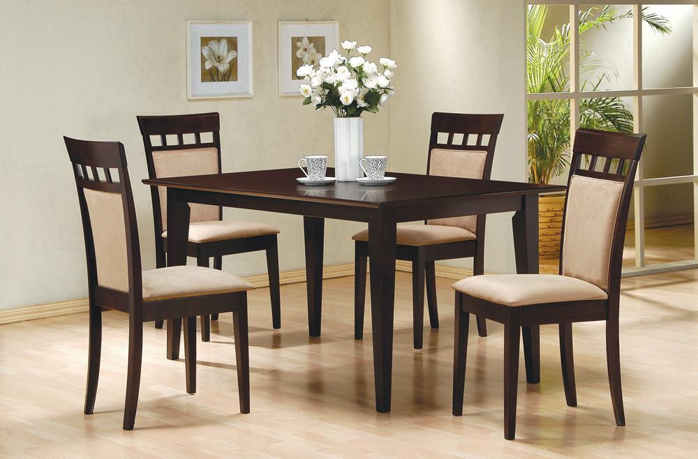Gabriel Rectangular Dining Table Cappuccino - VIP FURNITURE (NJ)