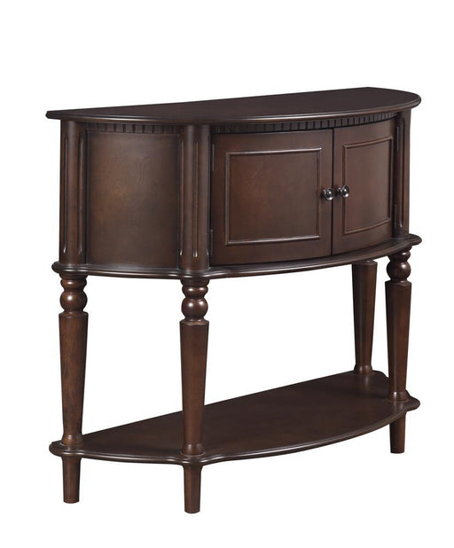 Brenda Console Table with Curved Front Brown - VIP FURNITURE (NJ)