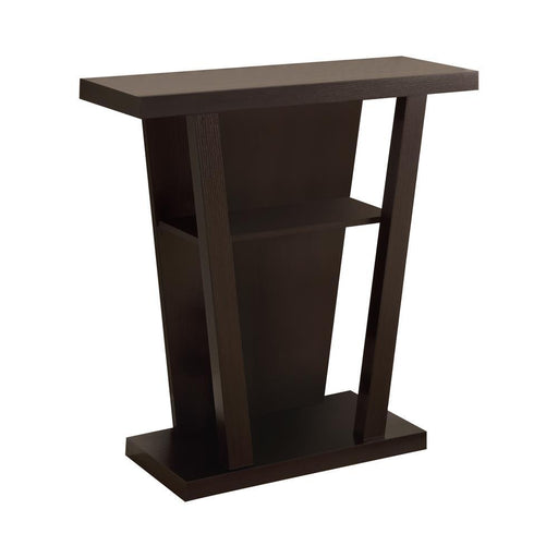 Evanna 2-shelf Console Table Cappuccino - VIP FURNITURE (NJ)