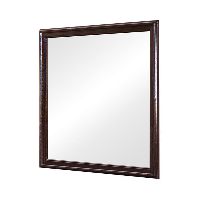 Louis Philippe Square Dresser Mirror Cappuccino - VIP FURNITURE (NJ)