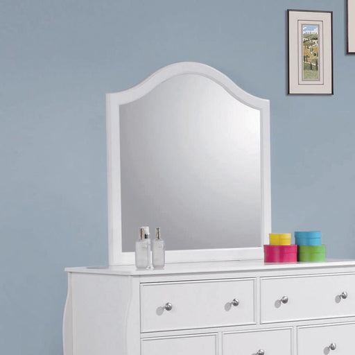 Dominique Dresser Mirror Cream White - VIP FURNITURE (NJ)