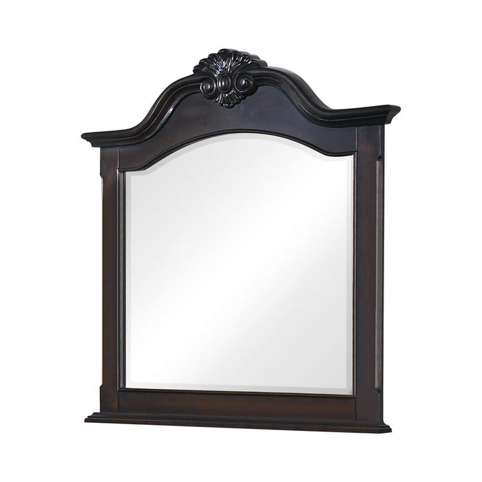Cambridge Carved Dresser Mirror Cappuccino - VIP FURNITURE (NJ)