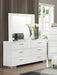 Felicity 6-drawer Dresser Glossy White - VIP FURNITURE (NJ)