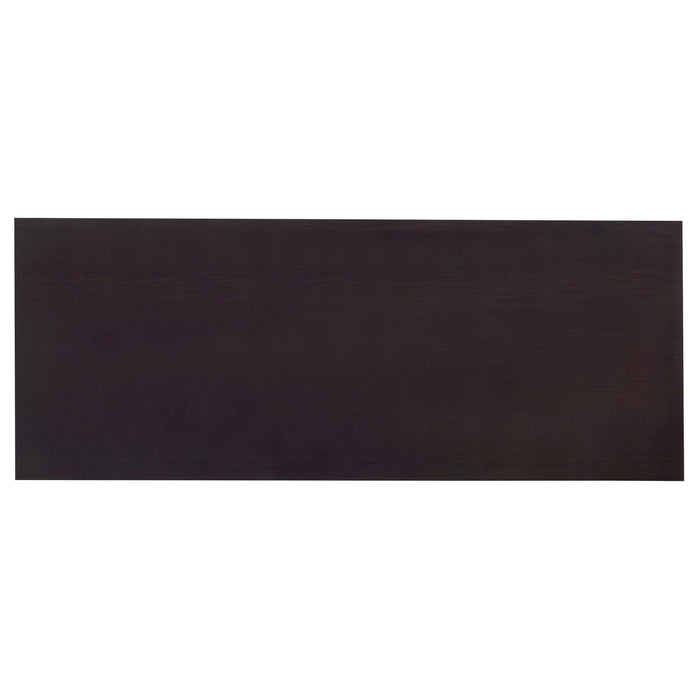 Lawtey Rectangular Storage Office Desk Cappuccino - VIP FURNITURE (NJ)