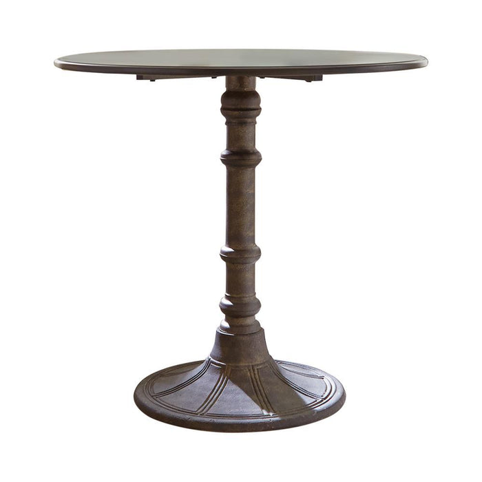 Oswego Round Bistro Dining Table Bronze - VIP FURNITURE (NJ)