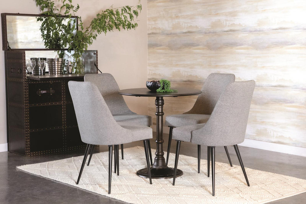 Oswego Round Bistro Dining Table Bronze - VIP FURNITURE (NJ)