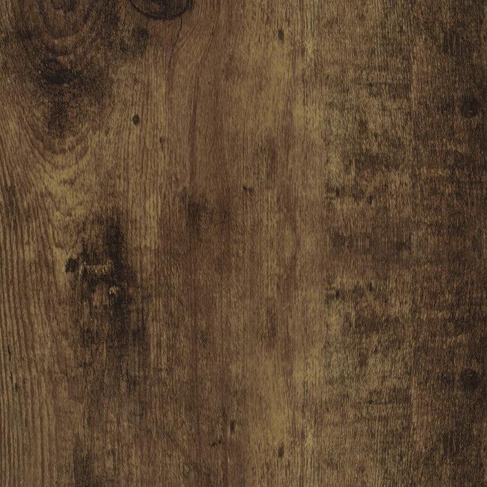 Estrella Writing Desk Antique Nutmeg and Gunmetal - VIP FURNITURE (NJ)