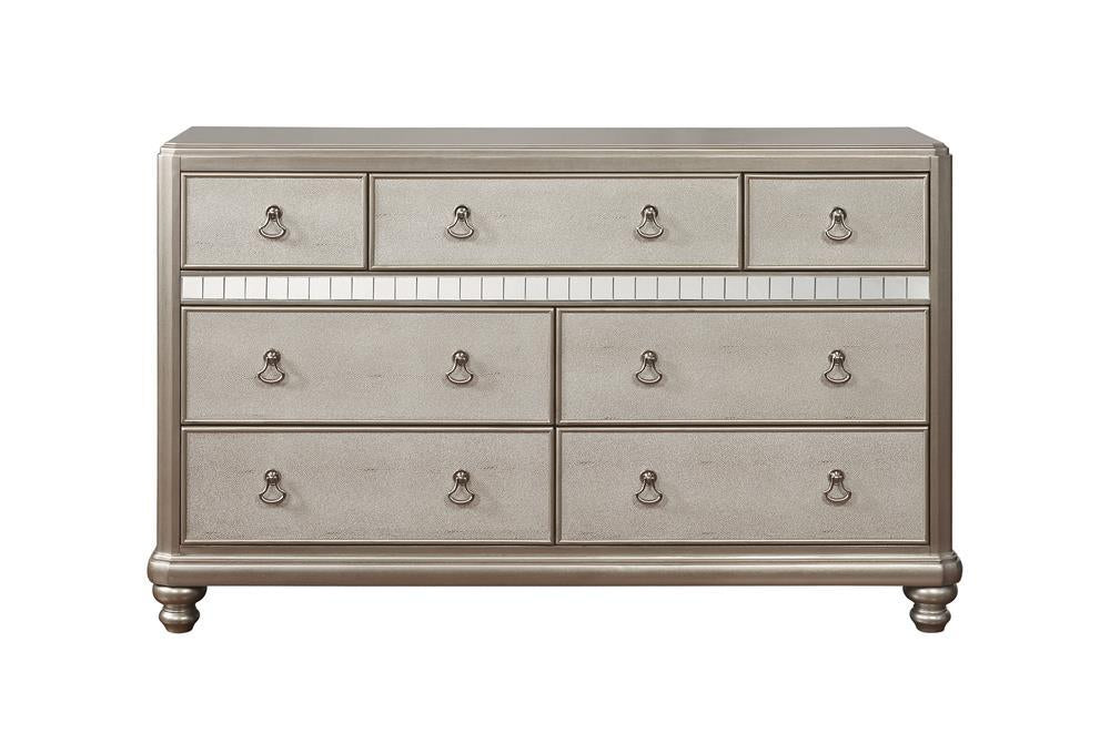 Bling Game 7-drawer Dresser Metallic Platinum - VIP FURNITURE (NJ)