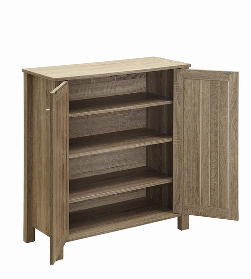 Marisa 4-shelf Shoe Cabinet Dark Taupe - VIP FURNITURE (NJ)