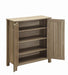 Marisa 4-shelf Shoe Cabinet Dark Taupe - VIP FURNITURE (NJ)