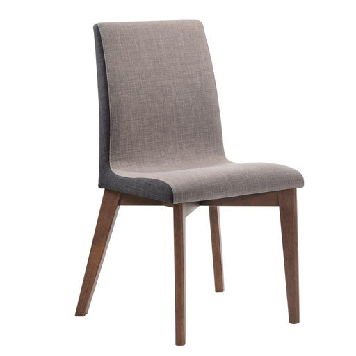 Redbridge Upholstered Side Chairs Grey and Natural Walnut (Set of 2) - VIP FURNITURE (NJ)