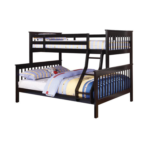 Chapman Twin Over Full Bunk Bed Black - VIP FURNITURE (NJ)