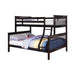 Chapman Twin Over Full Bunk Bed Black - VIP FURNITURE (NJ)