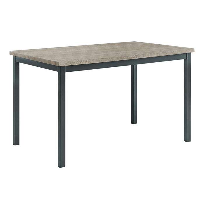 Garza Rectangular Dining Table Black - VIP FURNITURE (NJ)