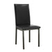 Garza Upholstered Dining Chairs Black (Set of 2) - VIP FURNITURE (NJ)