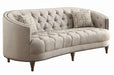 Avonlea Sloped Arm Upholstered Sofa Trim Grey - VIP FURNITURE (NJ)